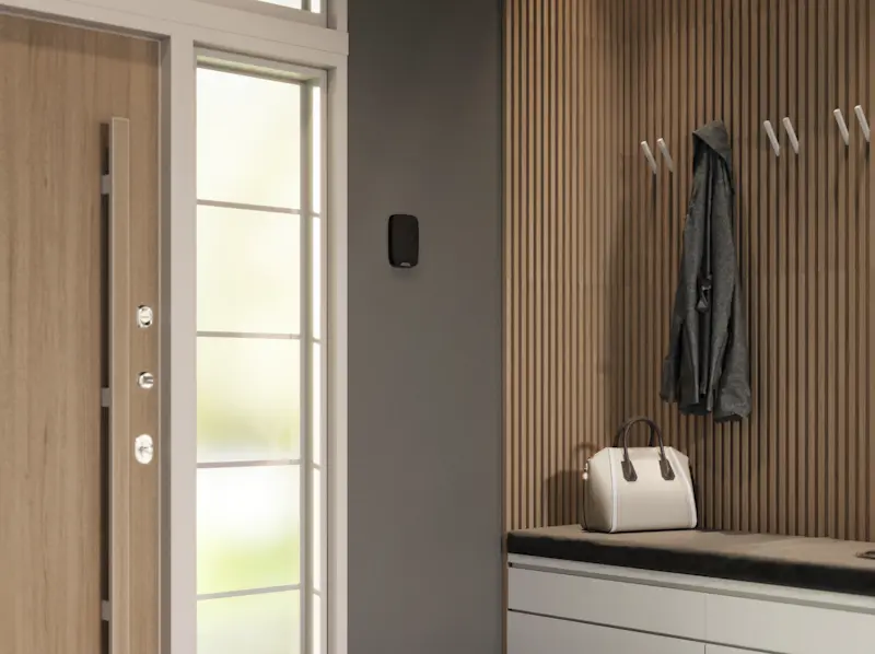 Clavier de contrôle sur le mur d'une maison
